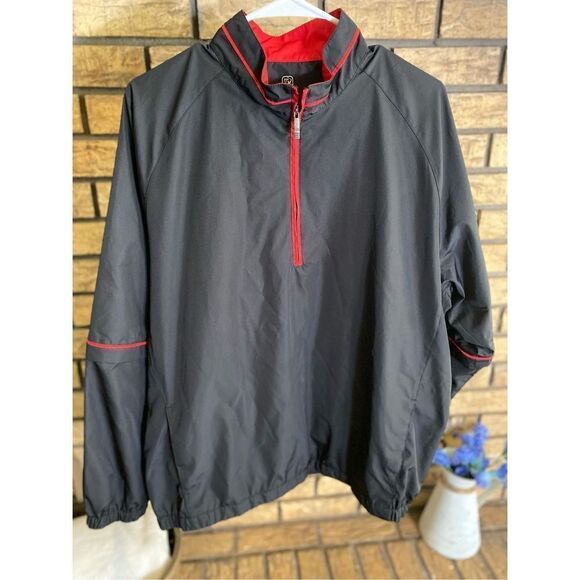 ‎PGA Tour 1/4 Zip Windbreaker - Picture 1 of 7